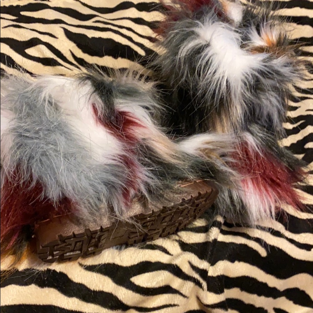 Furry boots